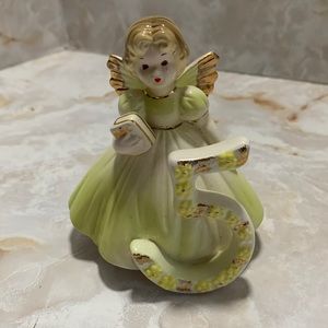 Josef original: birthday angle ceramic figurine year 5